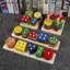MỚI 1 Bộ Giáo Dục Tương Tác Cho Bé Quà Tặng Montessori Cắm Đồ Chơi Và Phân Loại Màu Sắc Đồ Chơi Tháo Rời Staing Blo SKY