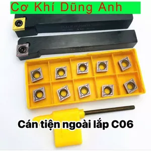 Cán dao tiện ngoài vuông 10, 12 lắp chíp C06 CCMT06