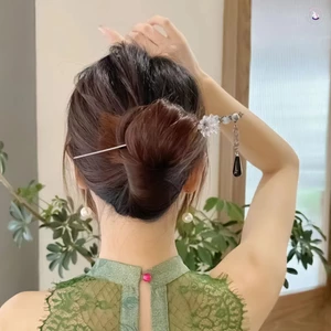Phong Cách Trung Hoa Tóc Hợp Kim Mũ Hoa Văn Đẹp Thiết Lập Đũa Tóc Thanh Lịch Cho Nữ Bé Gái Và Salon Làm Tóc