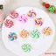 PNPIA- 10 Cái Màu Ngẫu Nhiên Đất Sét Mềm Mô Phỏng Lollipop Quyến Rũ Mặt Dây Chuyền Dành Cho Nữ Bé Gái DIY Nelace Bông Tai Phụ Kiện Trang Sức