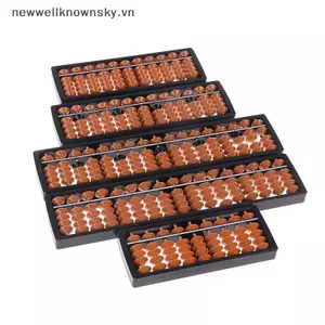 MỚI 17 Chữ Số Thanh Tiêu Chuẩn Bàn Tính Soroban Công Cụ Đếm Toán Học Người Mới Bắt Đầu Tích Hợp Đồ Chơi SKY