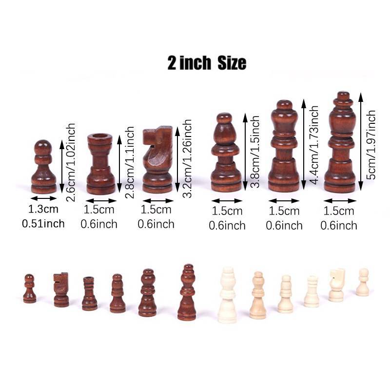 AN.MART 32 Chiếc Cờ Gỗ Miếng Hoàn Chỉnh Cờ Tướng Từ Quốc Tế Bộ Cờ Tướng Cờ Tướng VN