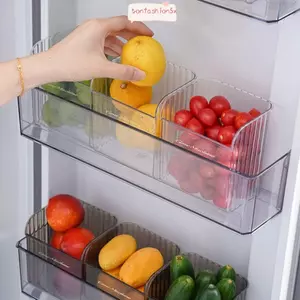 Ngăn kéo tủ lạnh ITRUMPET, Cửa bên tủ lạnh Làm sâu giá sắp xếp tủ lạnh, Nhà bếp thực phẩm bằng nhựa mở lớn chất lượng