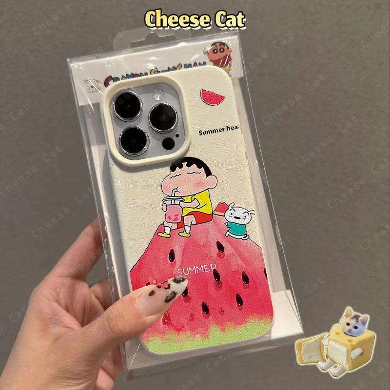 cho Shin Xinh Ốp điện thoại dưa hấu mùa hè cho iPhone 14 13 15 16 17 Pro Max 11 12 Pro Xs Max XR 7 Plus
