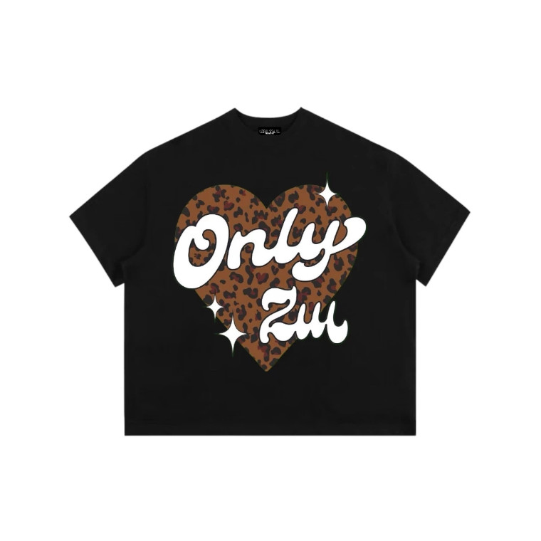 （Giao hàng 24h）Angela Áo Thun Boxy Local Brand ONLYZIU Form Rộng 220gsm " HEART Trái Tim " Cotton Tay Ngắn