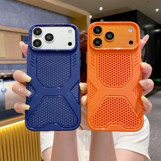 Thiết kế lưới thoáng khí, cảm ứng thoải mái, vỏ bảo vệ cho iPhone 17, tản nhiệt promax, vỏ iPhone, áo giáp nhẹ iPhone x 11