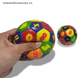 MỚI 1 Bóng Co Giãn Mềm Chắc Chắn 6.3CM Cho Trẻ Em Giáo Dục Mầm Non Đàn Áp Đồ Chơi Bóng Đá Kỹ Thuật Số SKY