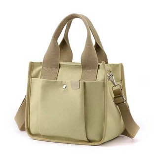 Túi xách vải canvas nữ lưu trữ sức chứa lớn mới của Nhật Bản