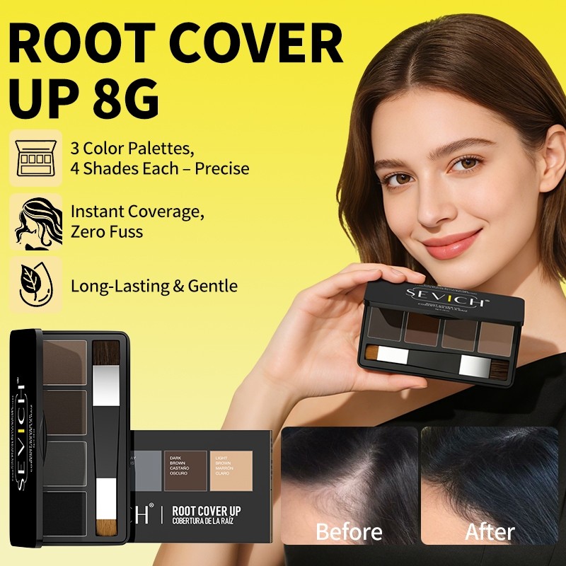 SEVICH Hairline Powder 8g Root Covering Grey Hair Shadow Powder