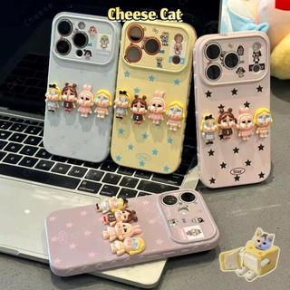 Bốn ốp điện thoại màu kẹo hợp thời trang dành cho búp bê DIY dành cho iPhone 11 12 13 14 15 16 17 Pro Max