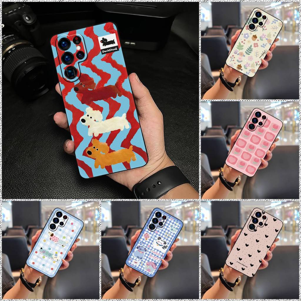 Ốp lưng Bền Cho Samsung Galaxy S22 Siêu Bọc Toàn Bộ Chống Va Đập Túi Điện Thoại Động Vật Hoạt Hình Silicon Mềm Vỏ TPU Bảo Vệ Dễ Thương Chống Bụi Bẩn Thiết Kế Thời Trang