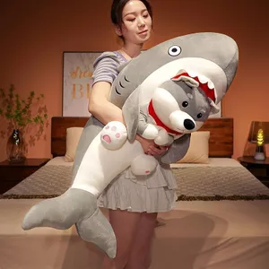 Búp Bê Cá Mập Đồ Chơi Sang Trọng Ngộ nghĩnh Dễ Thương Siêu Mềm Chó Búp Bê Gối Bé Gái Quà Tặng Sinh Nhật Búp Bê Ngủ 260604
