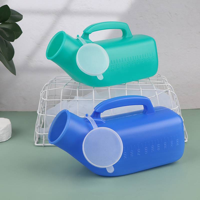 JINHF 1 Bình Nước Tiểu Di Động Dành Cho Nữ / Nam 1000 / 1200ml Bình Ngủ Bằng Nhựa Có / Không Nắp Pee Hộp Đựng Nước Tiểu Pee Chai HOT