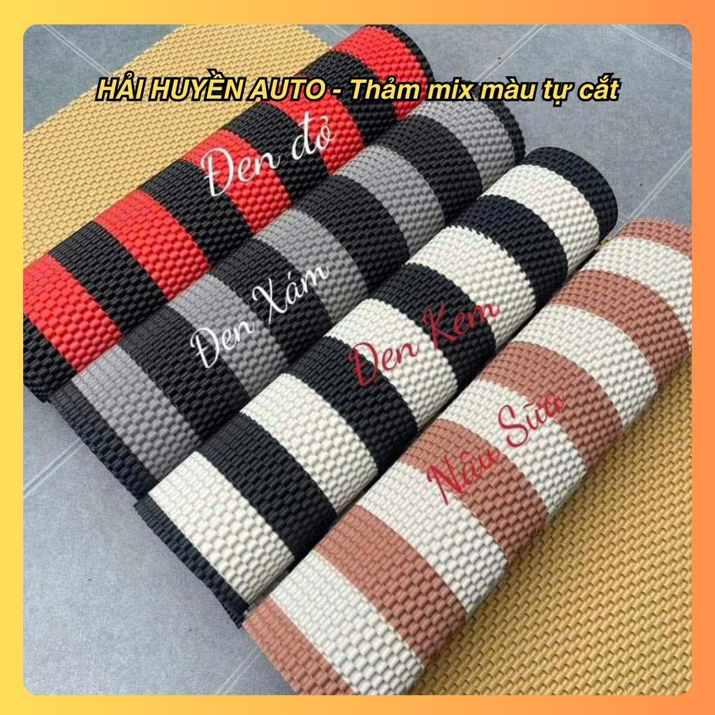[1.5m x 60cm] Thảm lót sàn cao su màu mix kích thước 1.5m x 60cm và 2m x 60cm cho các dòng xe tải Phụ Tùng