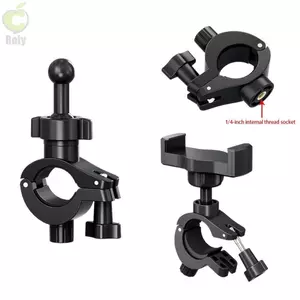 Giá đỡ điện thoại ROLY, Kẹp cố định xoay 360 Kẹp ống tròn Giá đỡ điện thoại, Kẹp ống tròn có thể điều chỉnh Tay lái gắn xe đạp