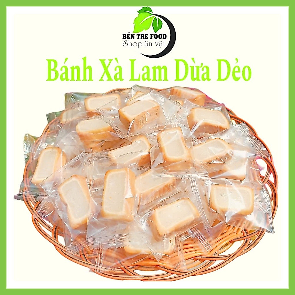 Bánh Xà Lam Nhân Dừa Dẻo mềm dẻo ít ngọt- Đặc Sản Bến Tre