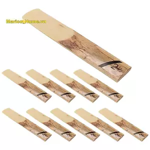10 Chiếc Bb Clarinet Reeds Strength 2.5 2-1 / 2 Tre Woodwind Nhạc Cụ Phần & Phụ Kiện