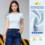 Áo Phông Nữ Yody Slimfit Thun Rib Coton Mềm WCTS26S040