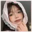 JRP Hàn Quốc Ins Ren Tóc Khăn Nữ Tam Giác Tóc Dây Đeo Túi Tóc Khăn Trùm Đầu Mũ Du Lịch Ảnh Kerchief Phụ Kiện JRP