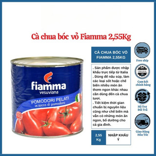 Cà Chua Bóc Vỏ Nguyên Trái Fiamma 400g - FED [Nhập Khẩu Ý]