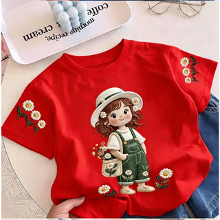 COD✅ (Hồ Chí Minh)Áo phông tay ngắn In hình hoạt hình Áo Kiểu rộng và ấn tượng Trẻ em thời trang