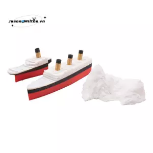 Đồ chơi Titanic thực tế Chia thành một nửa Đồ chơi tắm Titanic Topper Thuyền Titanic có thể phá vỡ chính xác