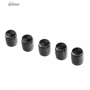 Công tắc quay DELMER Trục có khía màu đen Điều khiển âm lượng thực tế