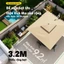Ô Dù Lệch Tâm Vuông 2.5x2.5M Che Nghiêng Các Hướng Che Mưa Nắng Cao Cấp Đa Năng Tiện Lợi