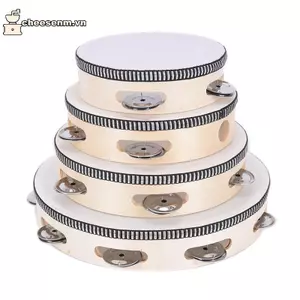 Nhạc cụ Cheenm Trống Tambourine Trẻ em Giáo dục âm nhạc Tambourine VN