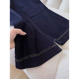 [Seckill trong thời gian có hạn] Quần jean nữ cạp cao 2026 Quần jean mùa hè mỏng phiên bản chữ a màu xanh đậm Quần ống rộng