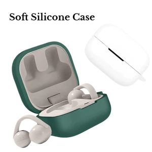 Ốp Lưng Màu Trơn Tai Nghe Fundas Cho Sony Clip WF-LC900 Mềm Chống Sốc Silicon Tai Nghe Dành Cho SONY LinkBuds Clip WF-LC900 Có Vỏ Tai Nghe Hộp Phụ Kiện
