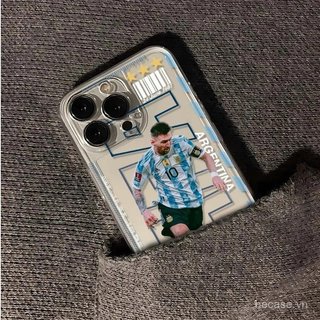Ốp Điện Thoại Trong Suốt Phong Cách Mới Cầu Thủ Bóng Đá Thích Hợp Cho iPhone 12 13 14 15 Promax 16 17 Promax xr xs 11promax 12promax 13pro 14pro Ốp Chống Sốc Linh Hoạt