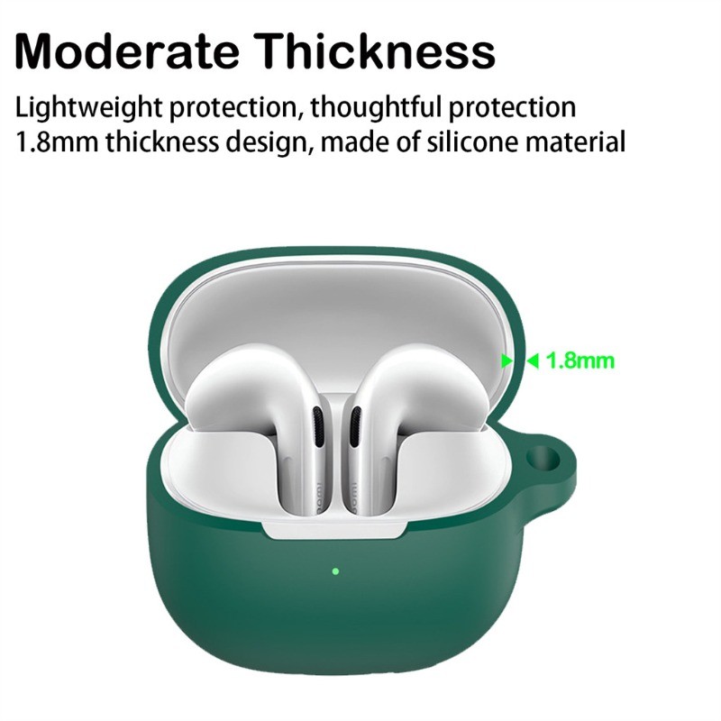 Ốp Mềm Silicon Cho Xiaomi Buds 6 Hộp Tai Nghe Chống Sốc & Chống Bụi Vỏ Bảo Vệ Cho Xiaomi Buds6 Vỏ Tai Nghe Không Dây