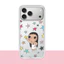 Ốp điện thoại mờ mờ hình cô gái hoạt hình từ tính cho iPhone 17 Pro Max 16 Pro 15 14 Vỏ bảo vệ cứng