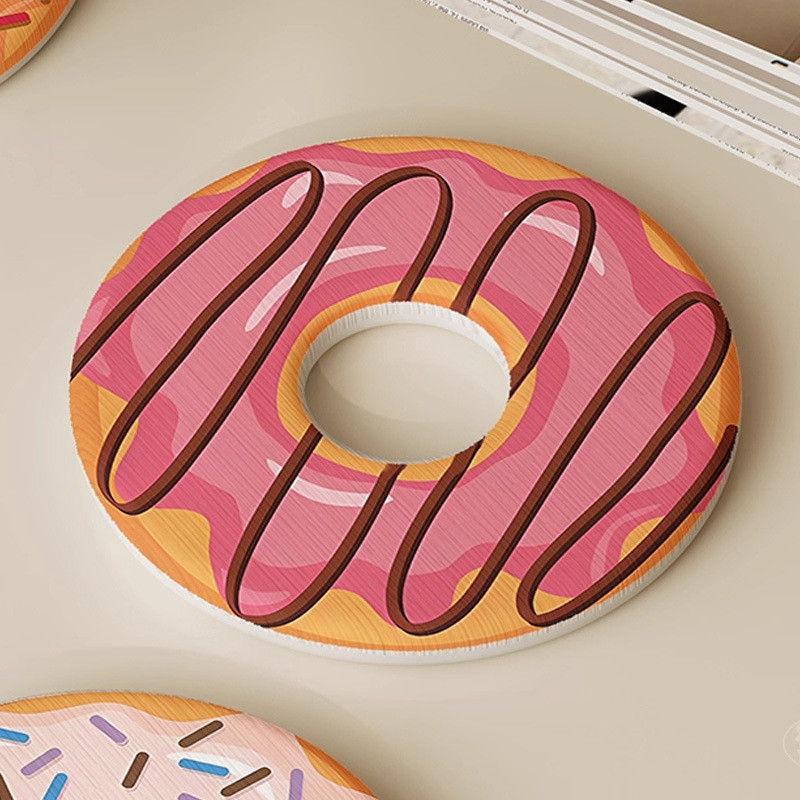 Đế lót ly donut diatomite thấm nước khô nhanh 10cm dày 9mm chống nóng lót cốc bàn trà cafe nước lạnh không ướt bàn