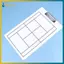 BVY 35x22CM Tennis Coaching Tactic Board Dry Erase Portable Clipboard Công cụ hiển thị có thể tái sử dụng cho các kế hoạch trò chơi huấn luyện viên và huấn luyện viên.
