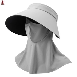 Mũ chống nắng nữ có vành rộng UPF50 + Vỏ cổ tích hợp bảo vệ tia cực tím