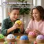 HFTOY Thư giãn bong bóng Fidget Toy Bóp Bun Bao gồm giỏ hấp để giảm căng thẳng ngay lập tức ~