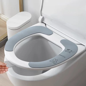 Đệm bồn cầu gia đình chống thấm nước, miếng lót bồn cầu thoải mái dính phong cách Hàn Quốc