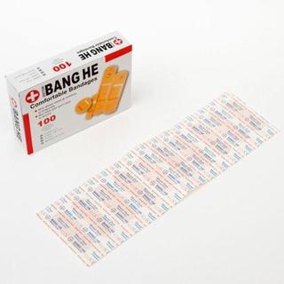 Hộp 100 Miếng Băng Cá Nhân Chống Thấm Nước Độ Dính Cao Nhiều Kích Thước Tiện Dụng