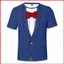 GC1 Thám Tử Lừng Danh Conan Áo Thun Anime Unisex Tee Cho Trẻ Em Người Lớn Cosplay Kaito Kiddo 3D Áo Sơ Mi Tay Ngắn Top Casual Plus Si