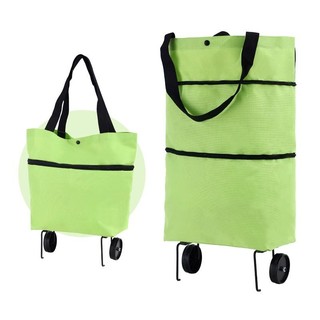 Túi Mua Sắm Có Bánh Xe Có Thể Gập Lại Di Động Hàng Tạp Hóa Xe Tải Nhỏ Dung Tích Lớn Xe Kéo Nhỏ Hộ Gia Đình Siêu Thị Pick-up Express HOMV