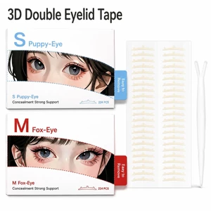 Miếng dán mí mắt 3D vô hình Tấm băng nắp đôi để thực hành trang điểm và nếp nhăn mắt tự nhiên