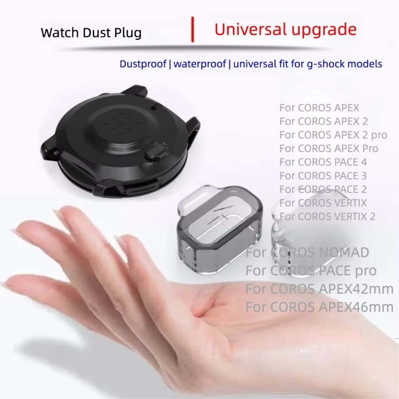 5-10 Chiếc Đồng Hồ Thông Minh Cổng Sạc Cho Coros Vertix Pace Pro 4 3 2 2s Nomad Đa Năng Chống Bụi Chặn Nắp Silicon Cho Coros Apex 4 2 Pro 46mm 42mm TPU Bụi Mềm Cắm