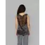 Pure Desire Style Ren khâu chấm bi Satin Sling Nữ Deep V Slim-fit Slimmer Look Siêu gợi cảm Hot Girl Áo không tay