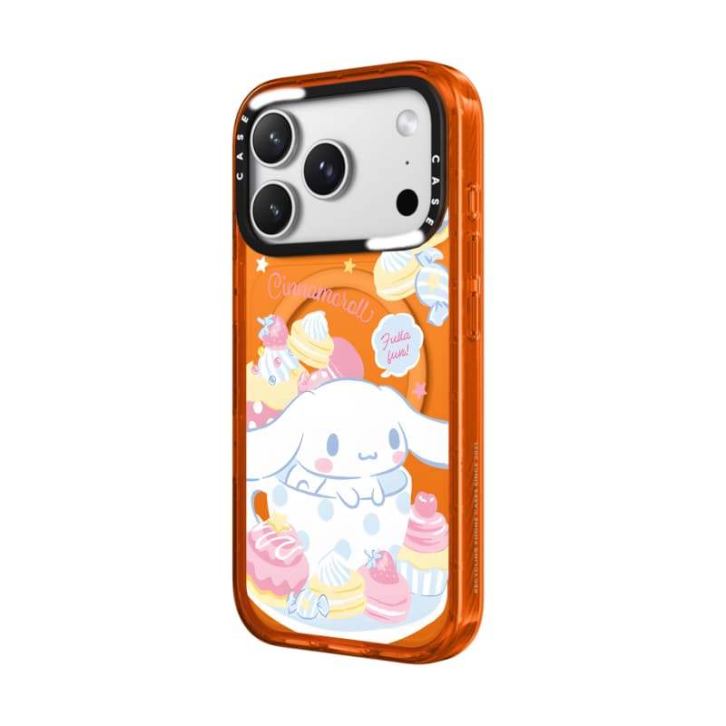 CASECASE X Candy Cinnamoroll Cam / Đỏ / Perri Bộ sưu tập kẹo tím Màu sắc trong suốt Cứng Hút từ tính Tác động cho Apple IPhone 13 14 15 16 17Pro Max Plus Có hộp