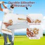 Golf Putter Cover Crown Bee Phong Cách Thêu Unisex Chất Liệu PU Câu Lạc Bộ Chống Thấm Nước Nắp Bảo Vệ