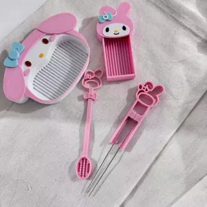 Nhỏ Khoai Tây Ngọt Phong Cách Sanrio Miệng Lớn Giai Điệu Lụa Đậu Xẻng Cô Gái Dễ Thương Trái Tim Đậu Khuấy Dụng Cụ 0611