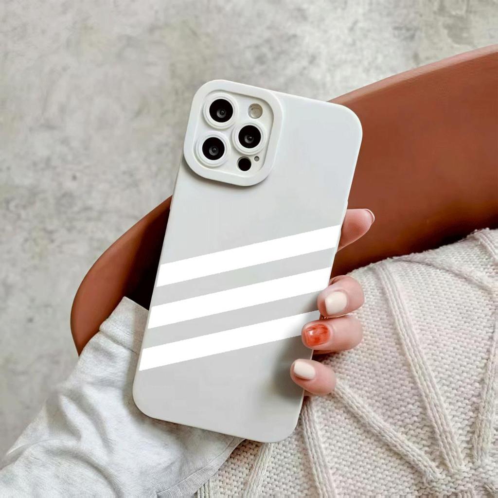 Ba dòng ngangTodòng Yan phù hợp với vỏ điện thoại 1716, iPhone 15, 14, mài dòngám,13