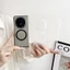 Ốp từ tính trong suốt cho Vivo X Fold 5 Vỏ mỏng mờ PC trong suốt cứng chống vân tay Ốp điện thoại